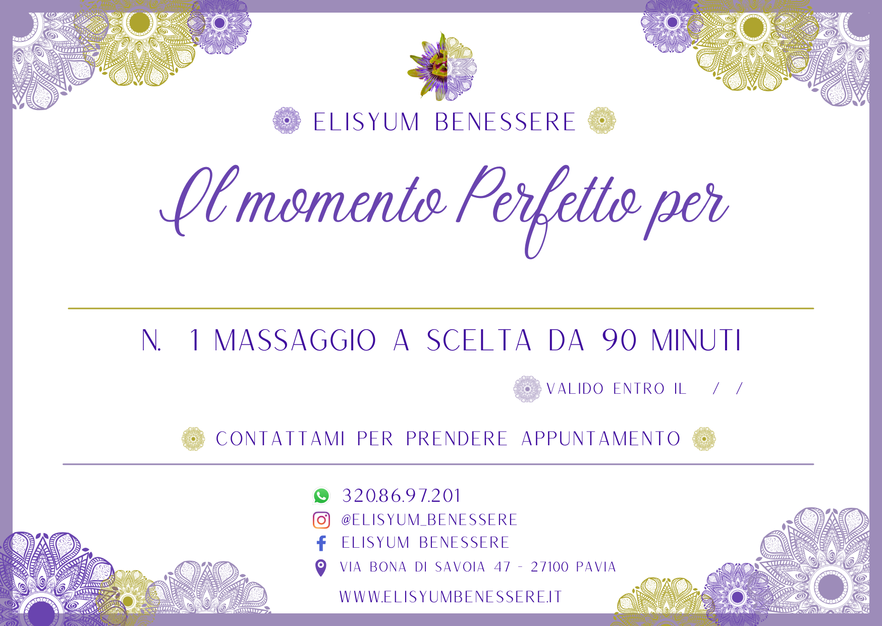 Esempio buono regalo